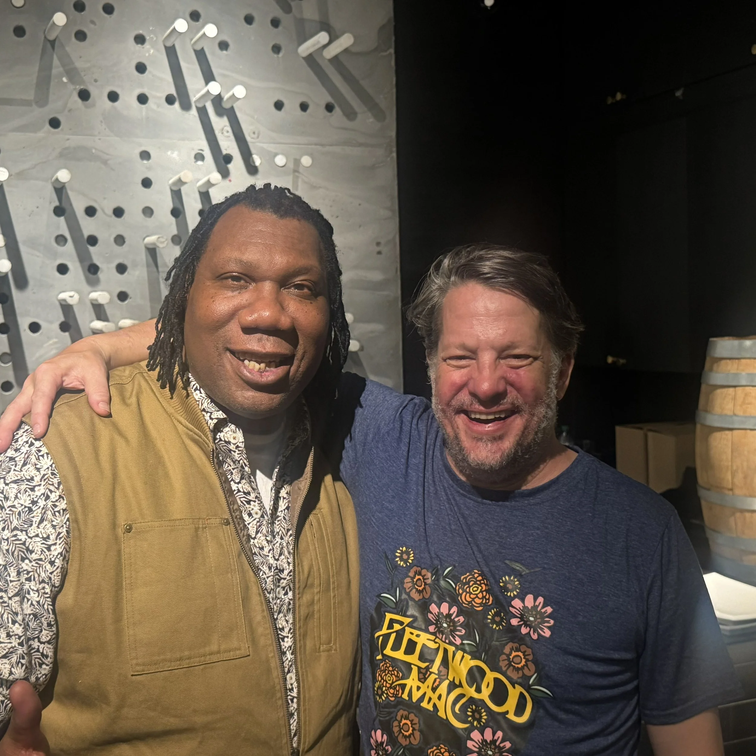 What an AMAZING night hanging out and hearing stories from the legend: KRS-One. Still doing it after all these years. Got to spend a night breaking bread and got my crystal from the LOVELY Simone Parker. The Birth Place of Hip Hop coming soon to 1520