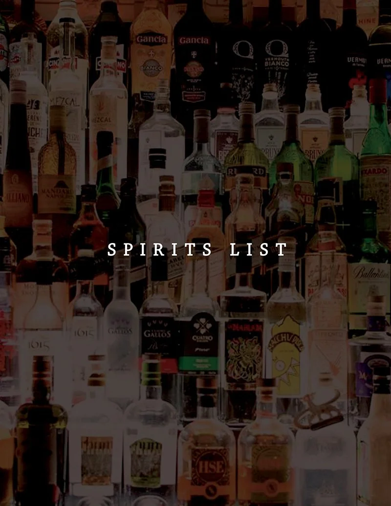 SPIRITS LIST