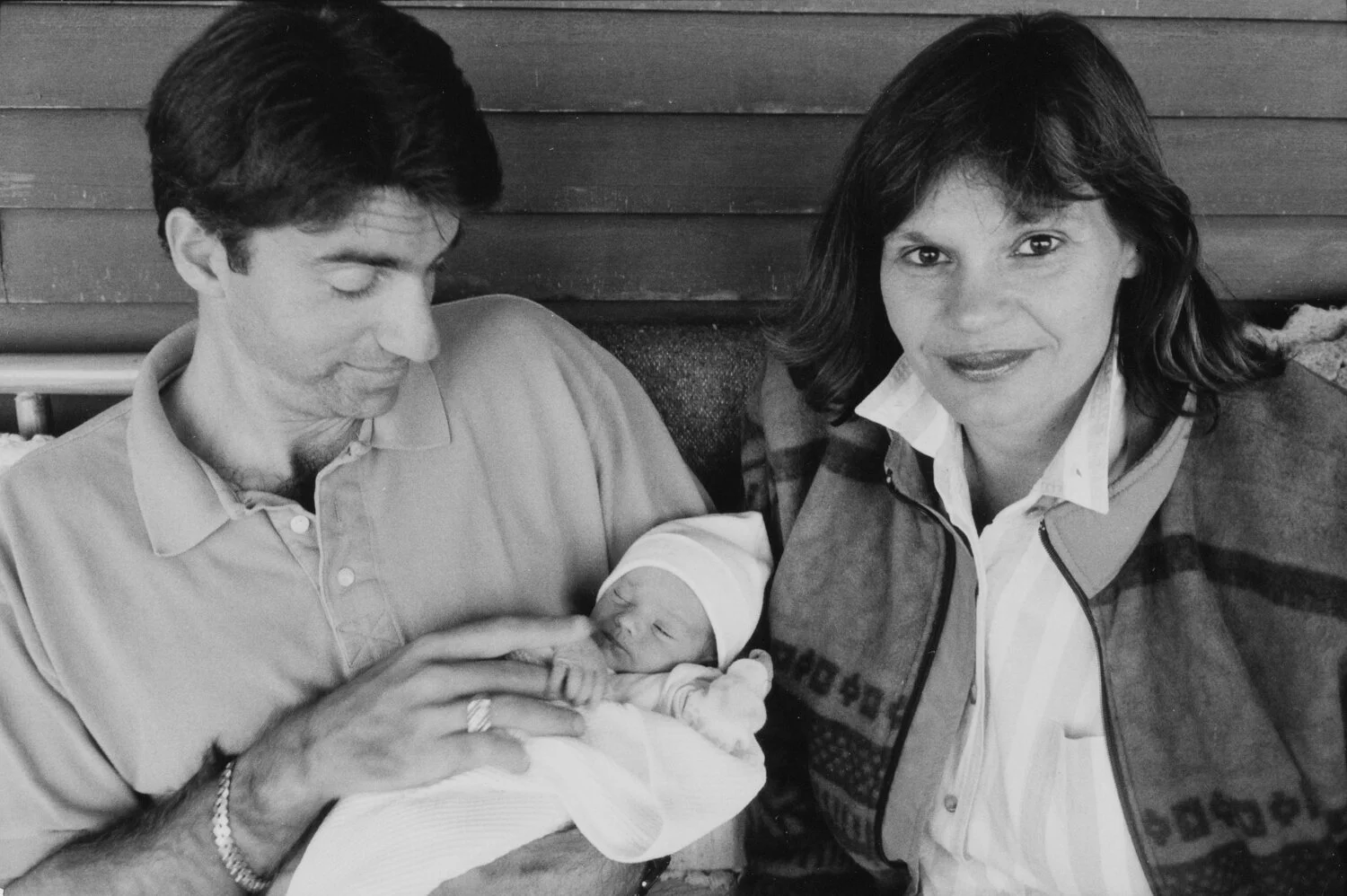 Lily and James, new parents