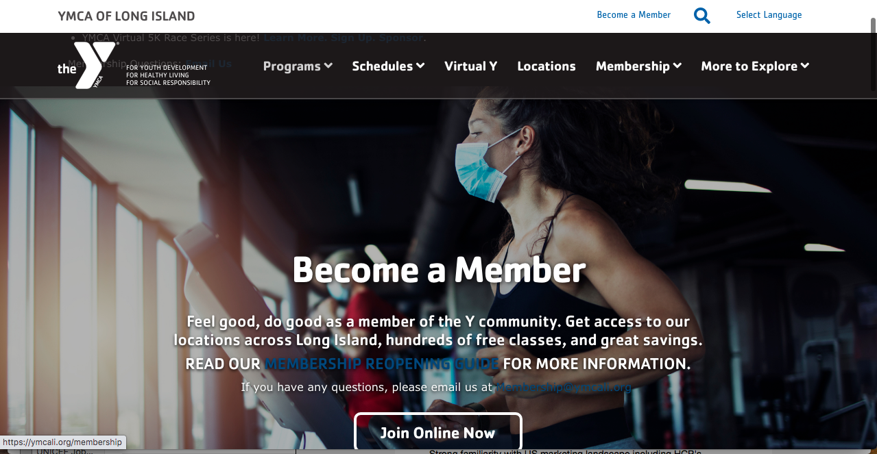 Membership Landing page designed to increase sales online.