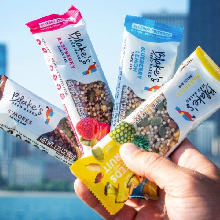 @blakesseedbased makes snacks (bars! sunflower seeds!) that are top 9 allergy-friendly. Packed with seeds and vegan, we think their snacks are incredibly delicious - that's why we're thrilled to count them among our portfolio of investments.