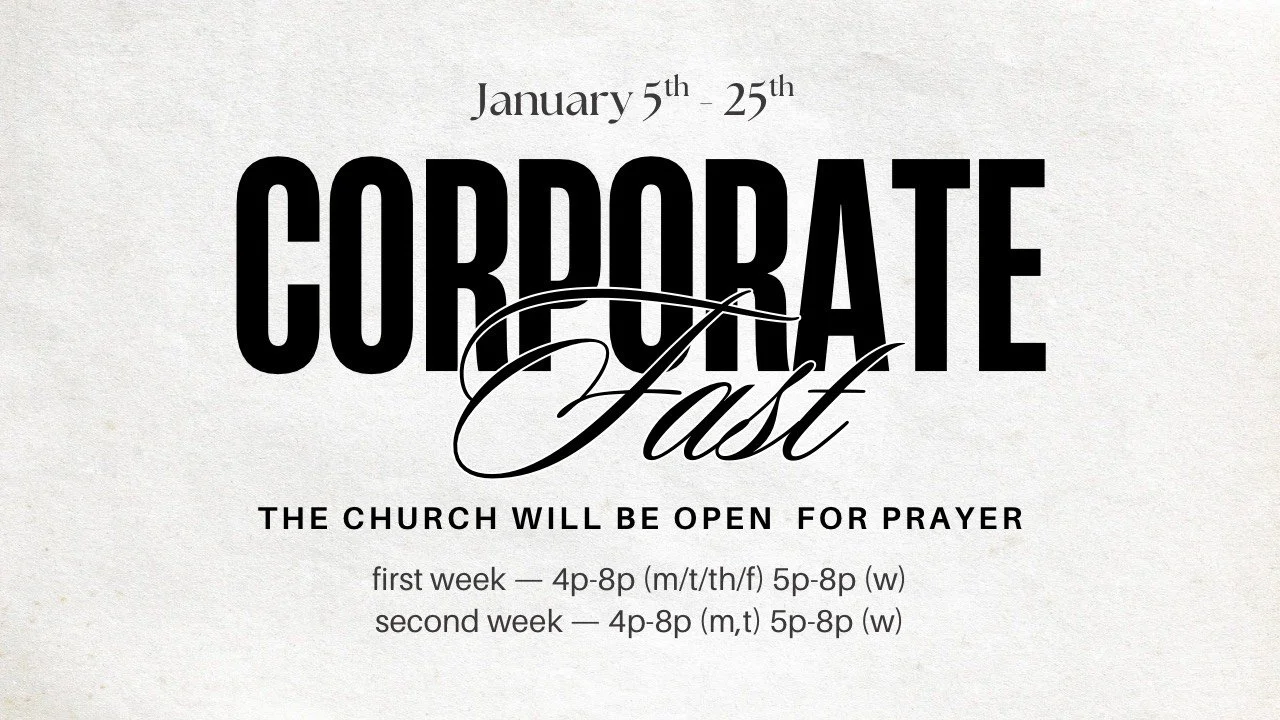 Corporate Fast + Prayer