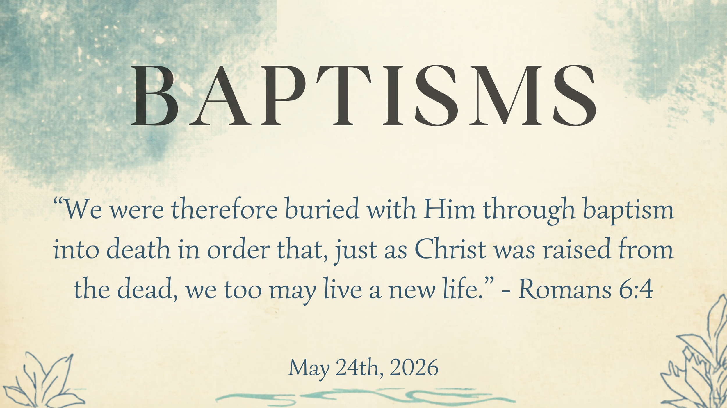 Baptisms