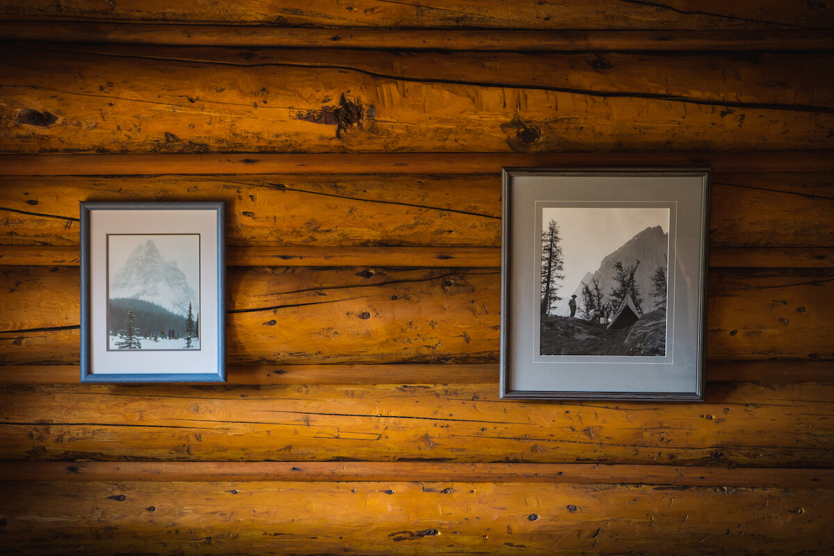  Old photographs from the area adorn the walls. Photo by Tyler Parker Photography. 