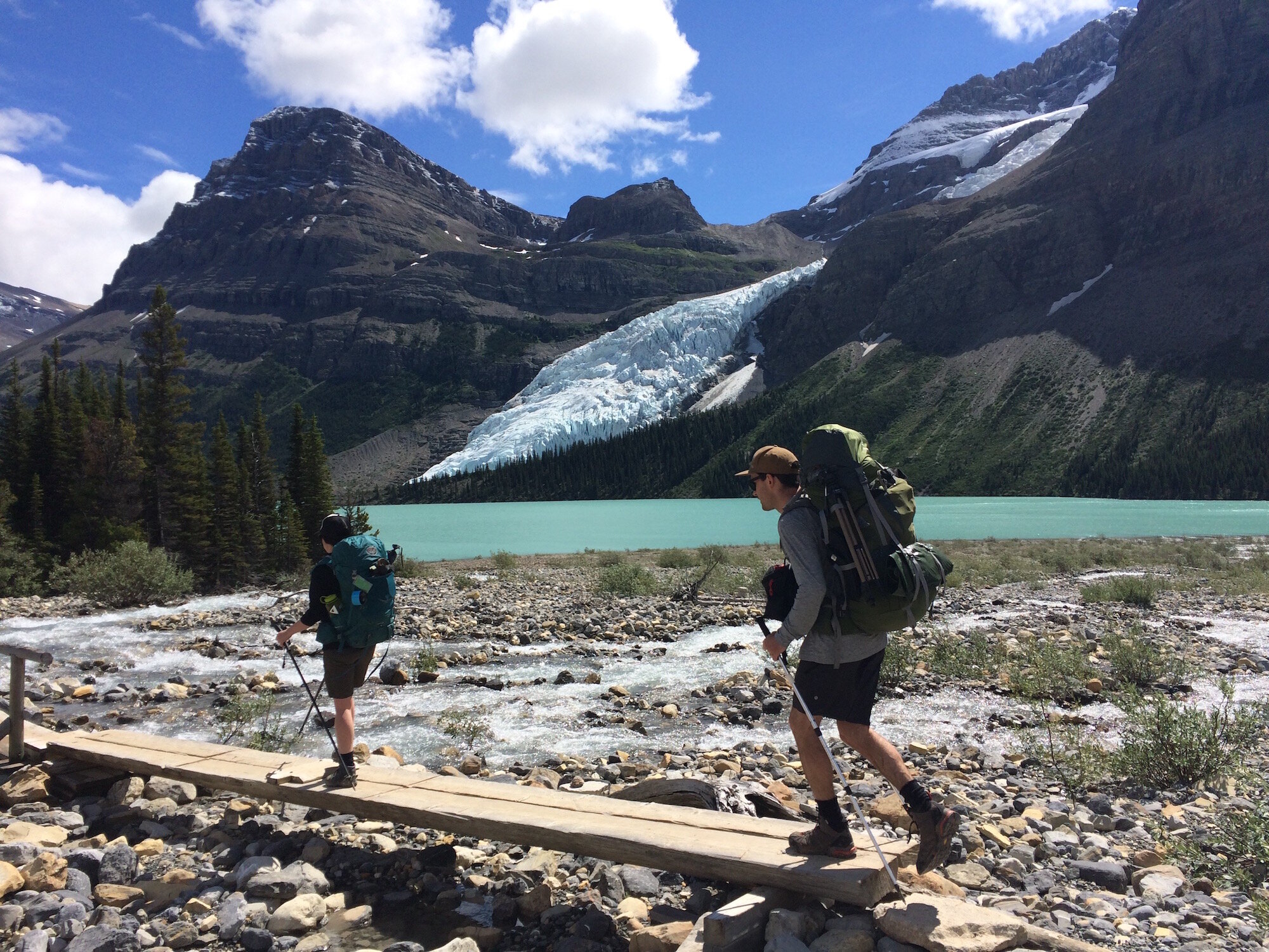  The approach to Berg Lake. Photo Meghan J. Ward. 