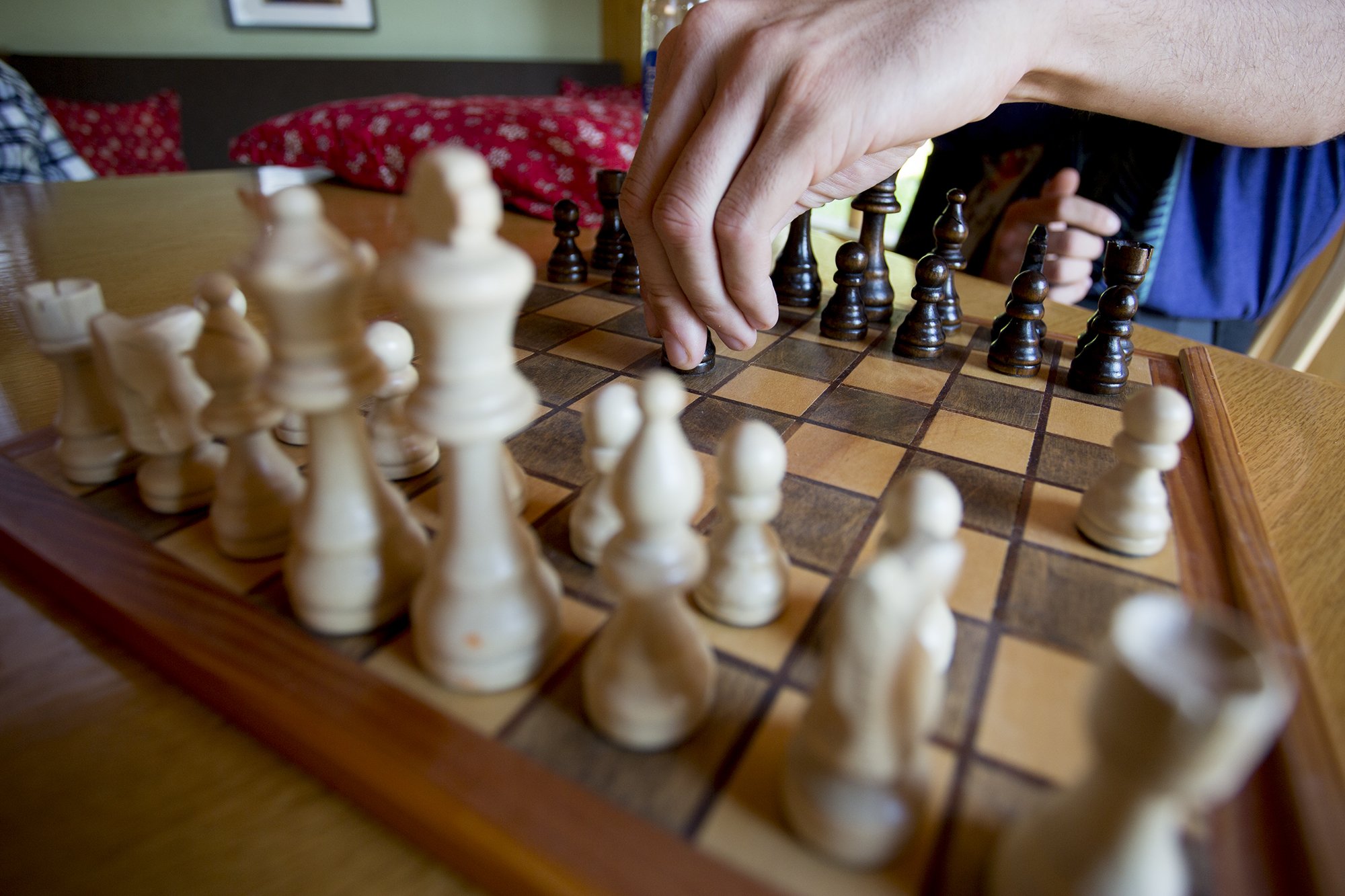  Chess with a well-earned beer. Photo by Abbydell Photography. 