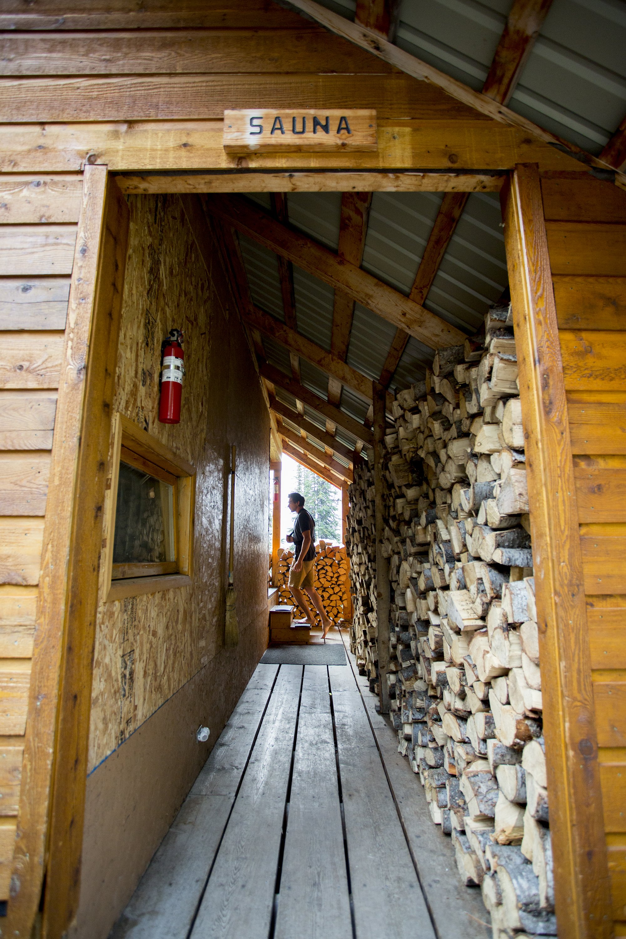  The sauna. Photo by Abbydell Photography. 