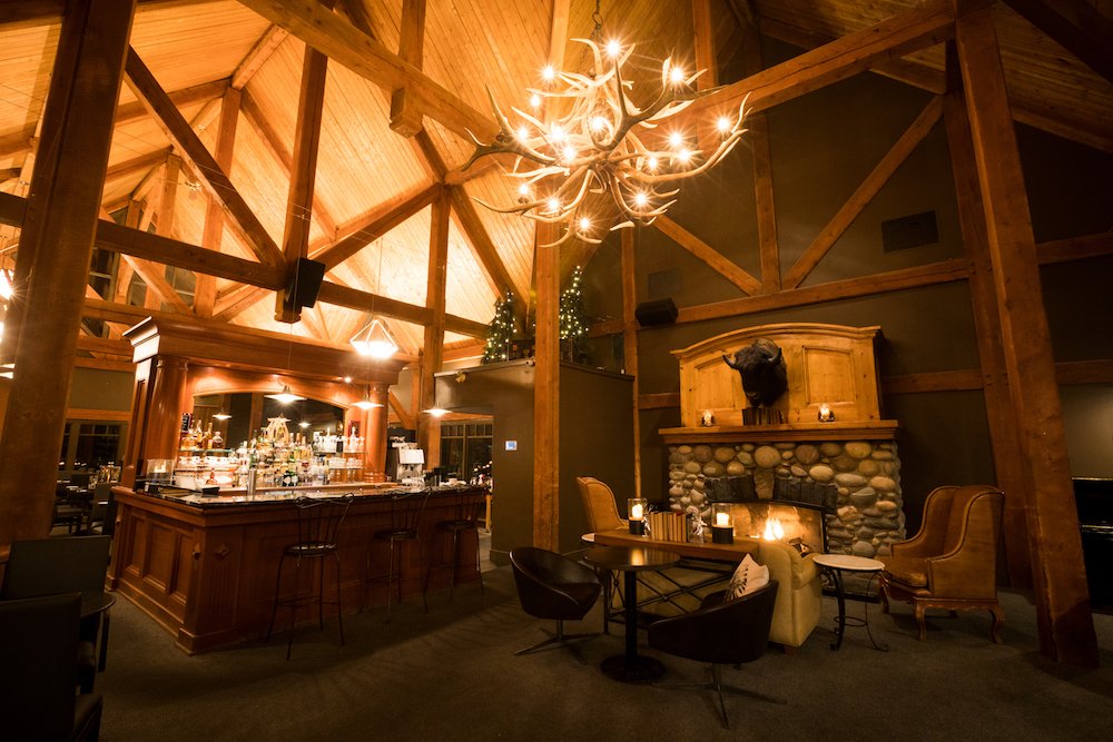  Main lodge interior. Photo by Paul Zizka Photography. 