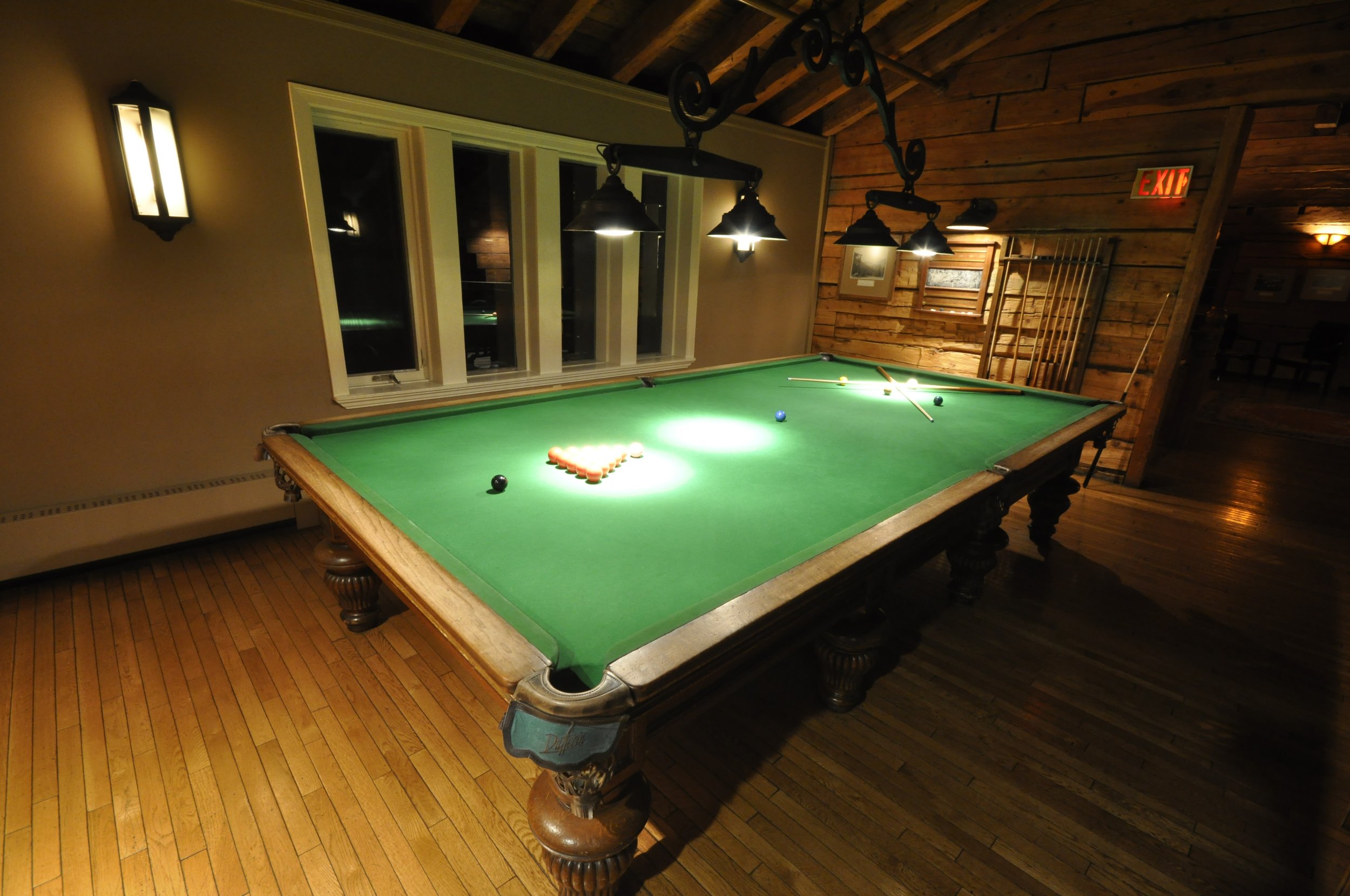  Pool table. Photo by Tera Swanson 