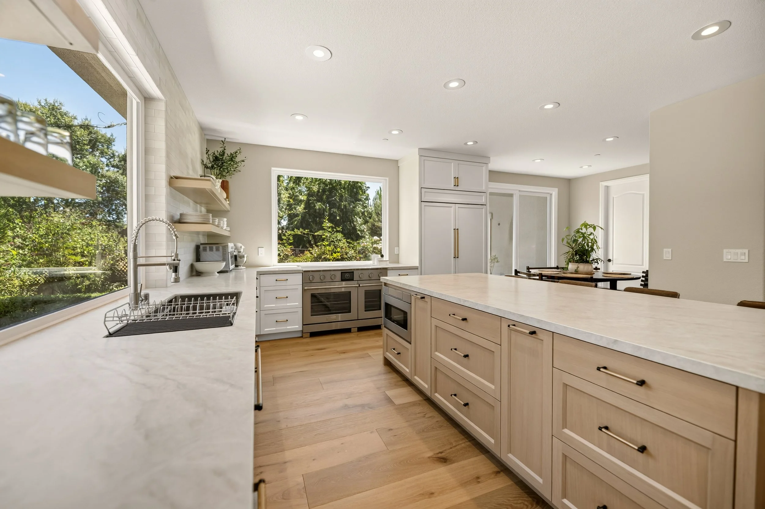 Fabricated & installed kitchen countertops