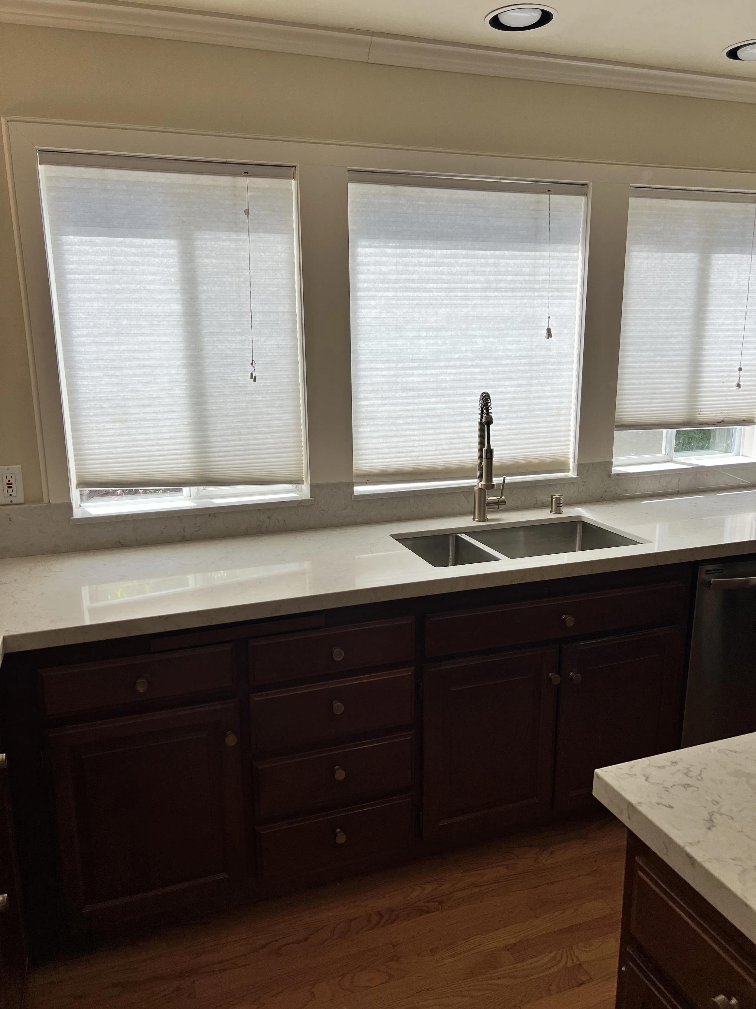 Fabricated & installed kitchen countertops