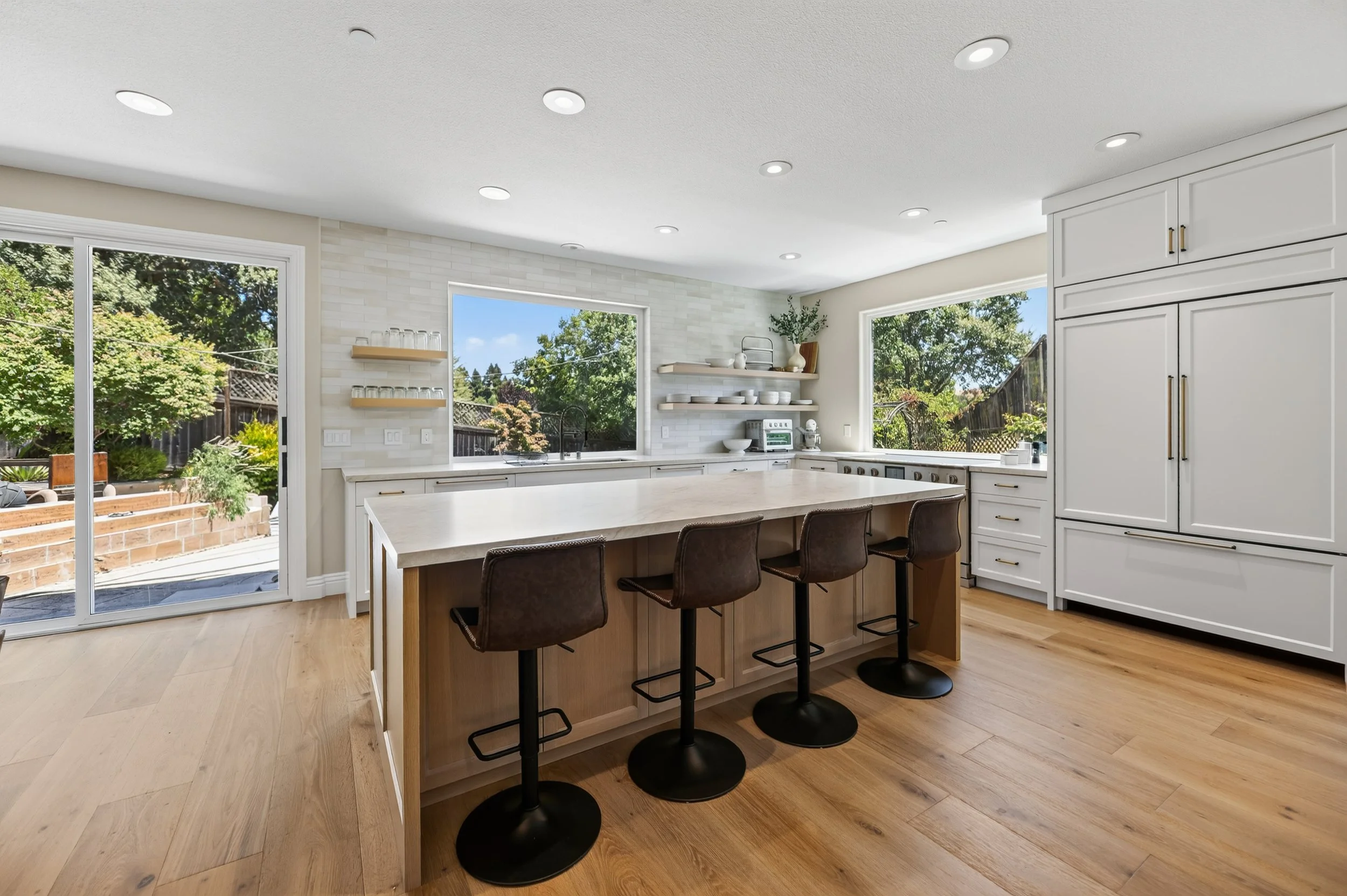 Fabricated & installed kitchen countertop