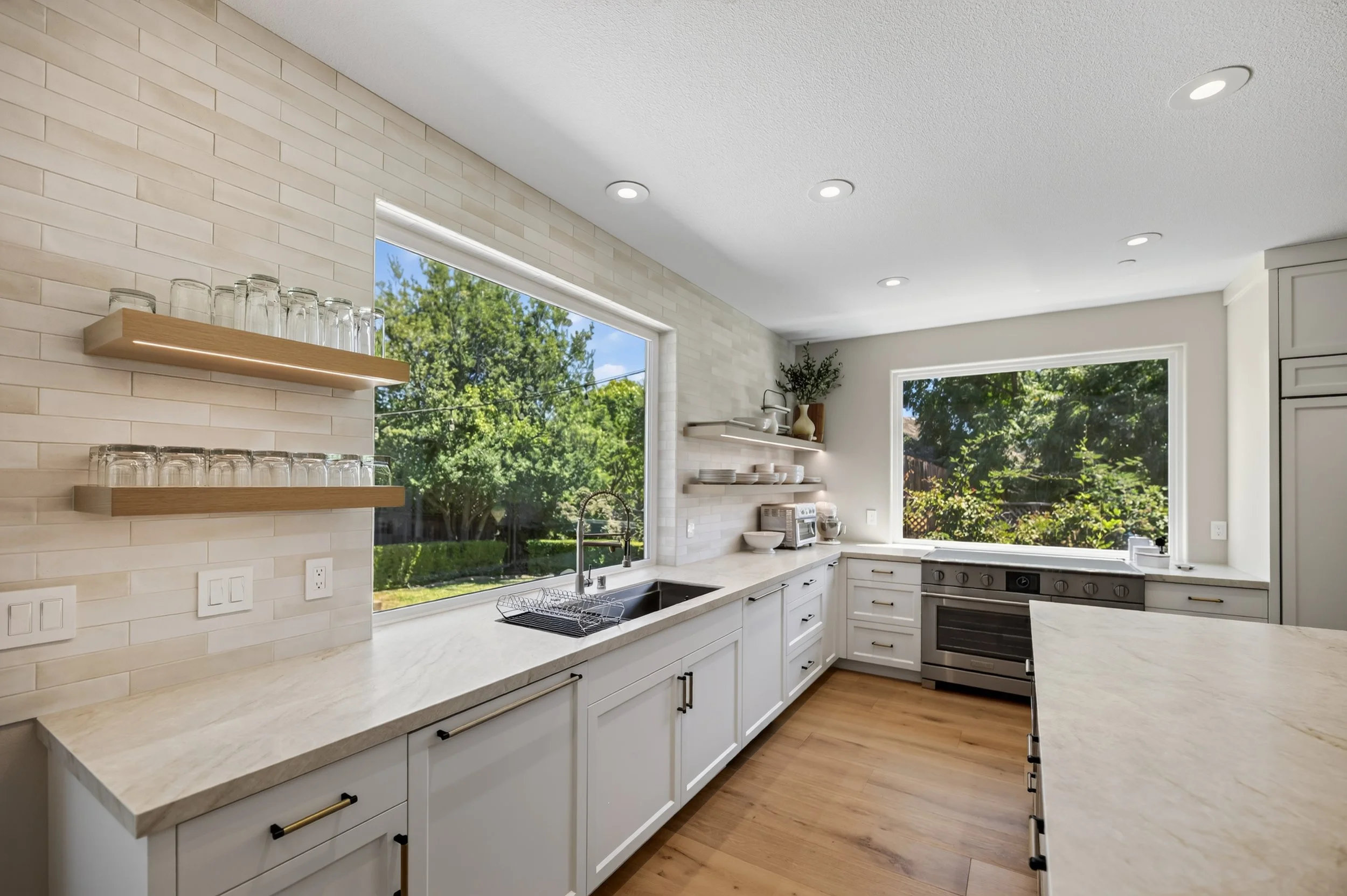 Fabricated & installed kitchen countertops