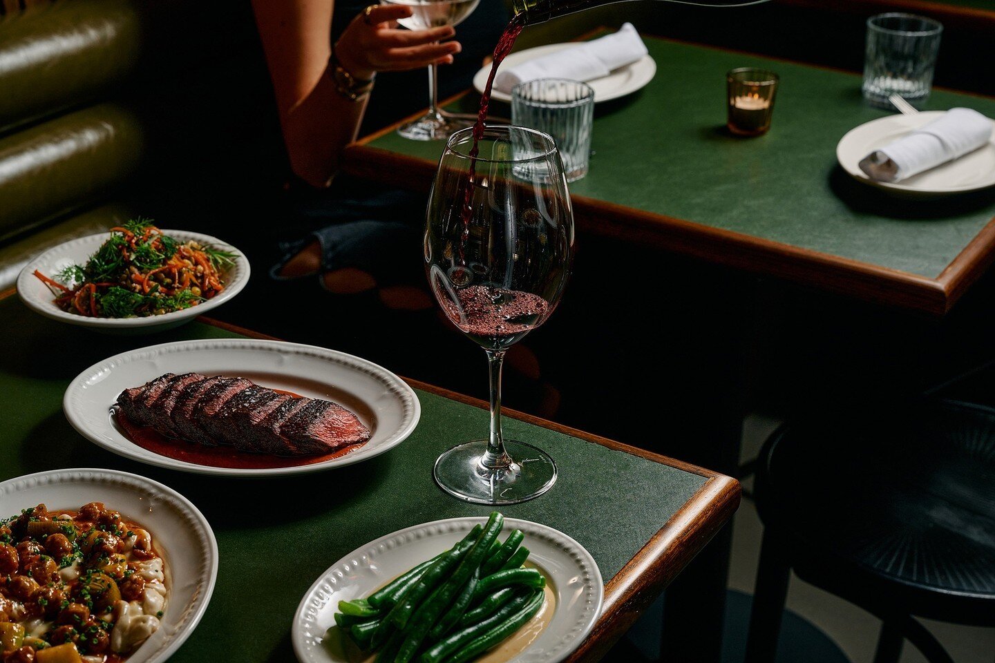 Nostalgic dishes (and a glass of red) assembled with finesse await. Book now.