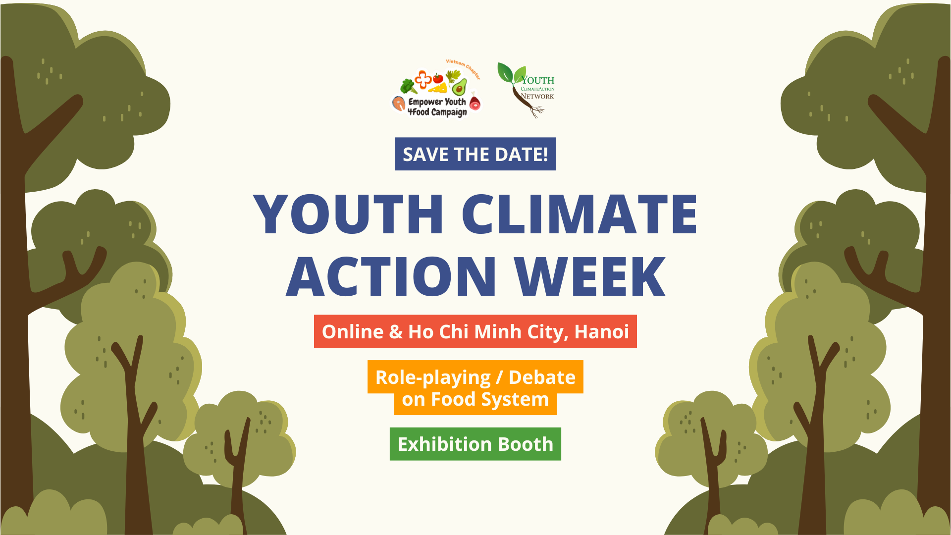 SAVE THE DATE - YOUTH CLIMATE ACTION WEEK