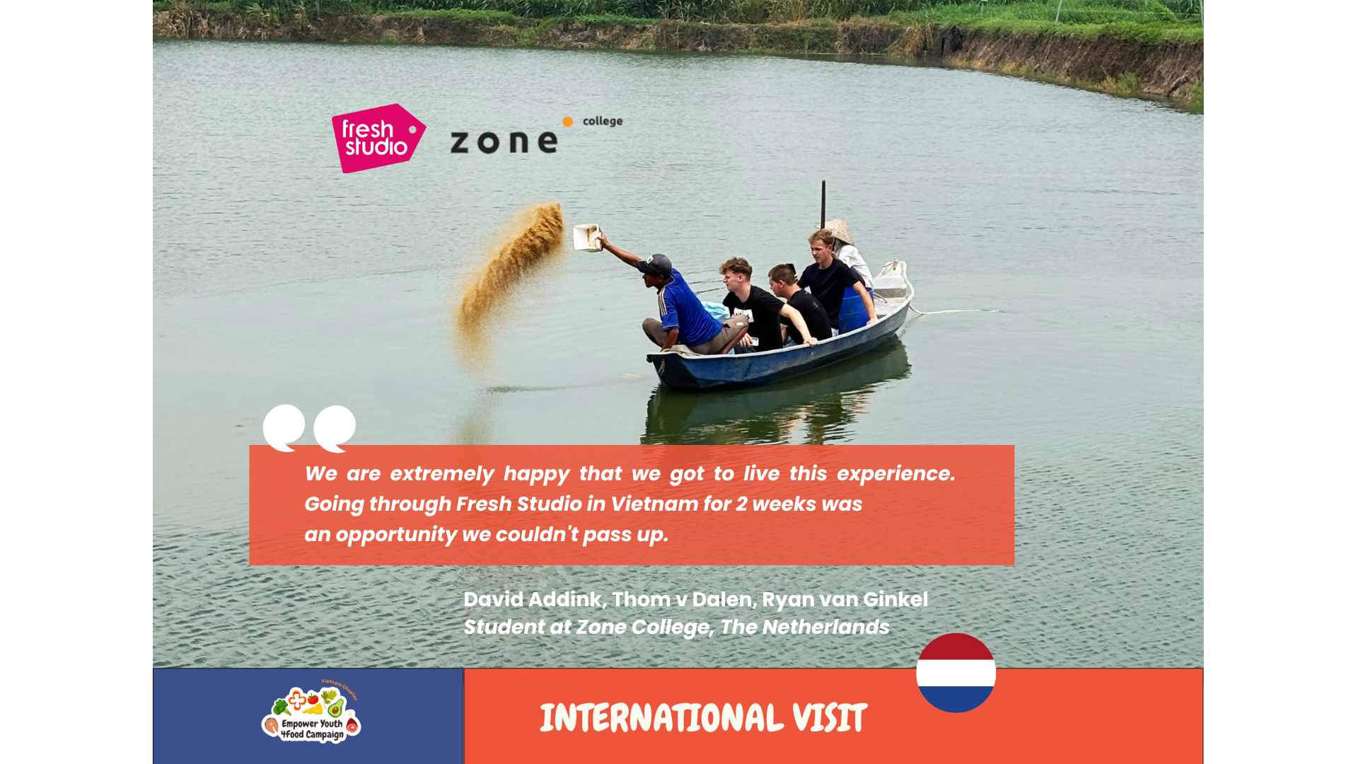 From Dutch Waterways to the Mekong Delta: Zone College Students’ Vision for Sustainable Aquaculture