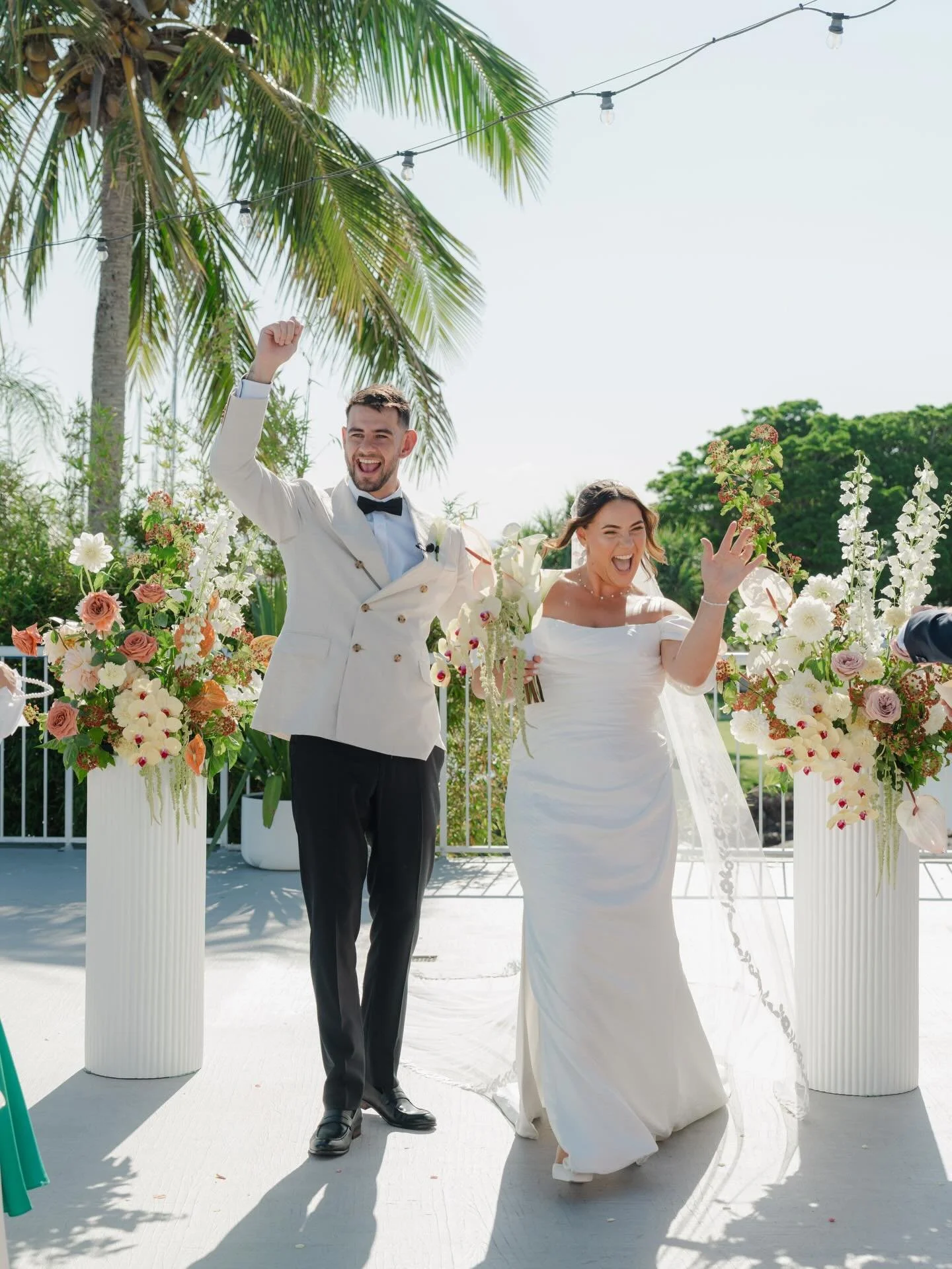 Absolutely swooning over these two 💫

Location @pier33mooloolaba 
Photographer &amp; Content Creator  @angelabrushephotography 
Stylist @sunshineweddingsau 
Hair @dreambridalhair 
MUA @makeupartistrybyraineybrooke 
Gown @heracouture 
Maids dreases @