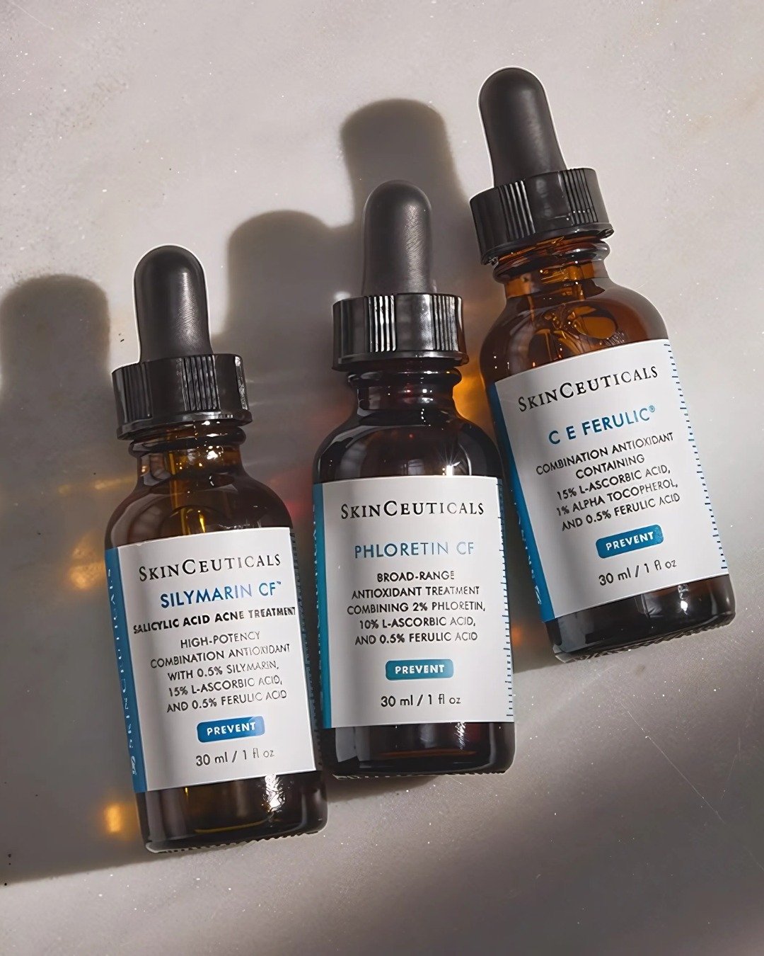 It's no secret that the @skinceuticals antioxidant serums pack a punch. But which is right for you? Here&rsquo;s a quick breakdown! 👇🏼

C E Ferulic: Best for normal to dry skin types. This one&rsquo;s all about anti-aging - think reduced wrinkles a
