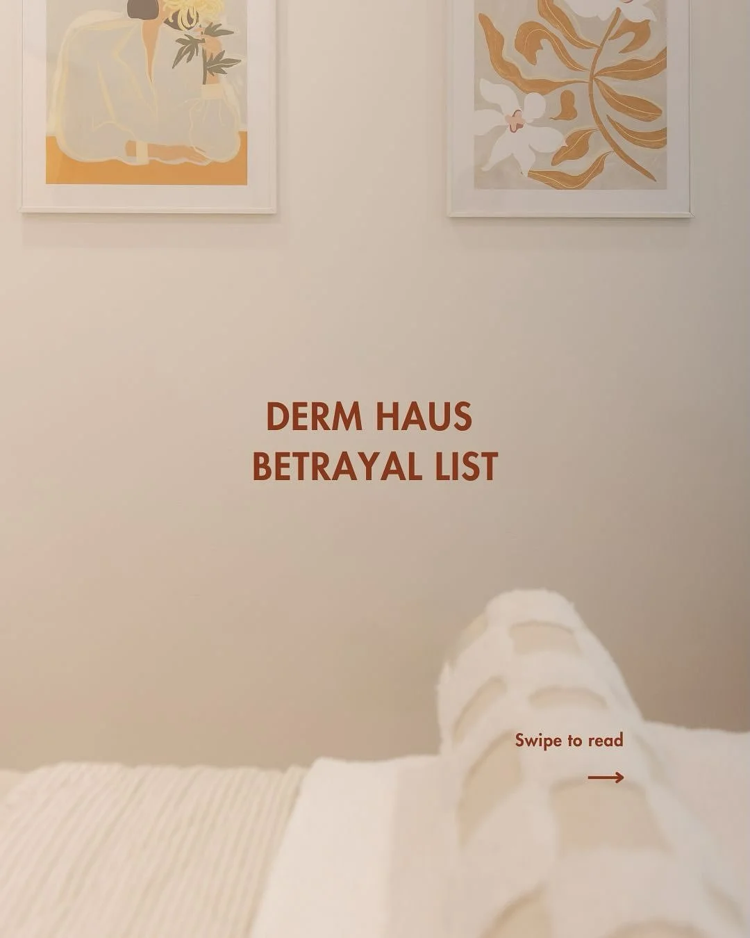 Derm Haus betrayal list 👀 

What are your skincare/aesthetics betrayals? 

Comment below 👇🏼

#viral #betrayallist #skin #skinhealth #viralvideos