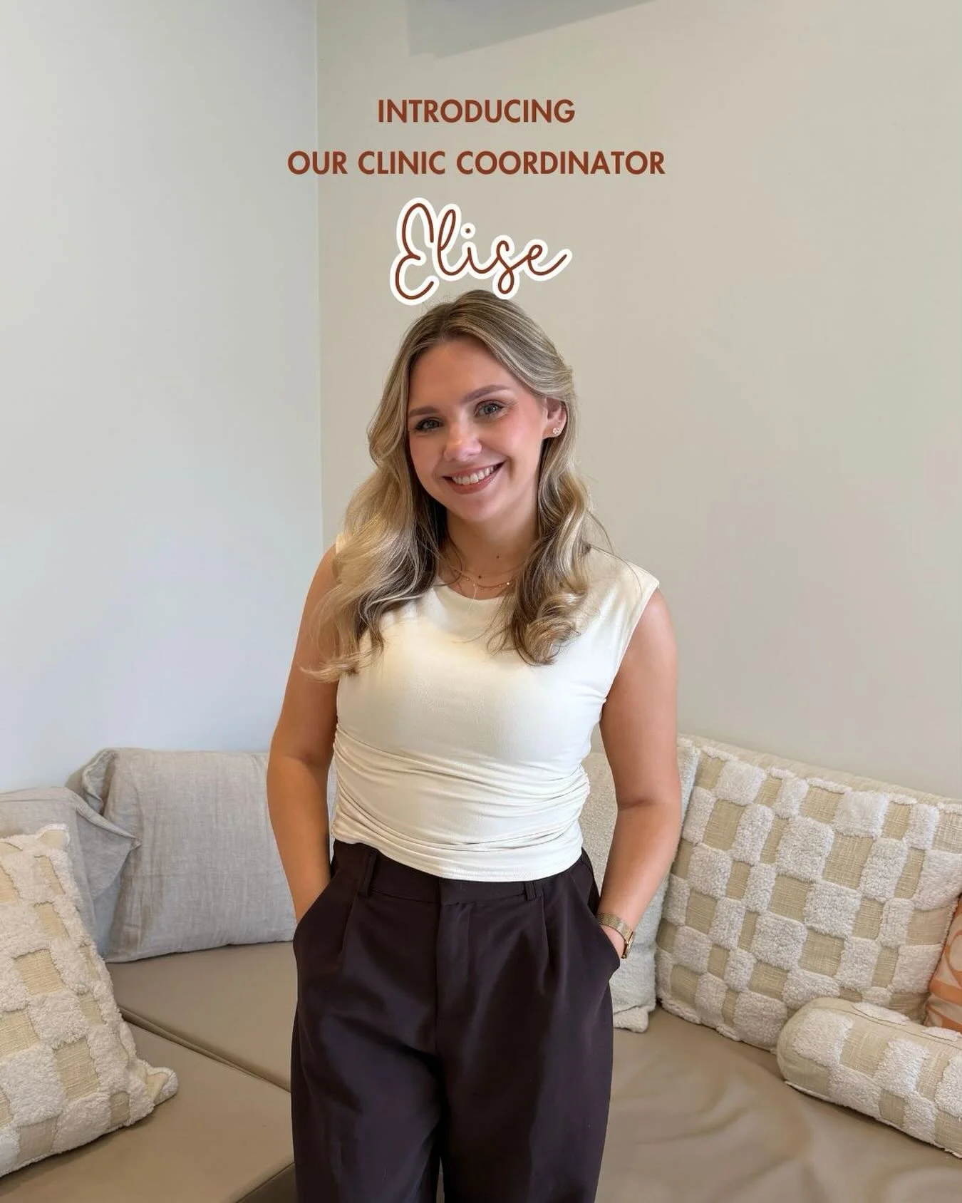 Welcome our new clinic coordinator Elise ✨

Elise brings more than ten years of experience across the skin, beauty and wellness industry, including her background as a Dermal Therapist. With a deep understanding of both skin and client care, she play
