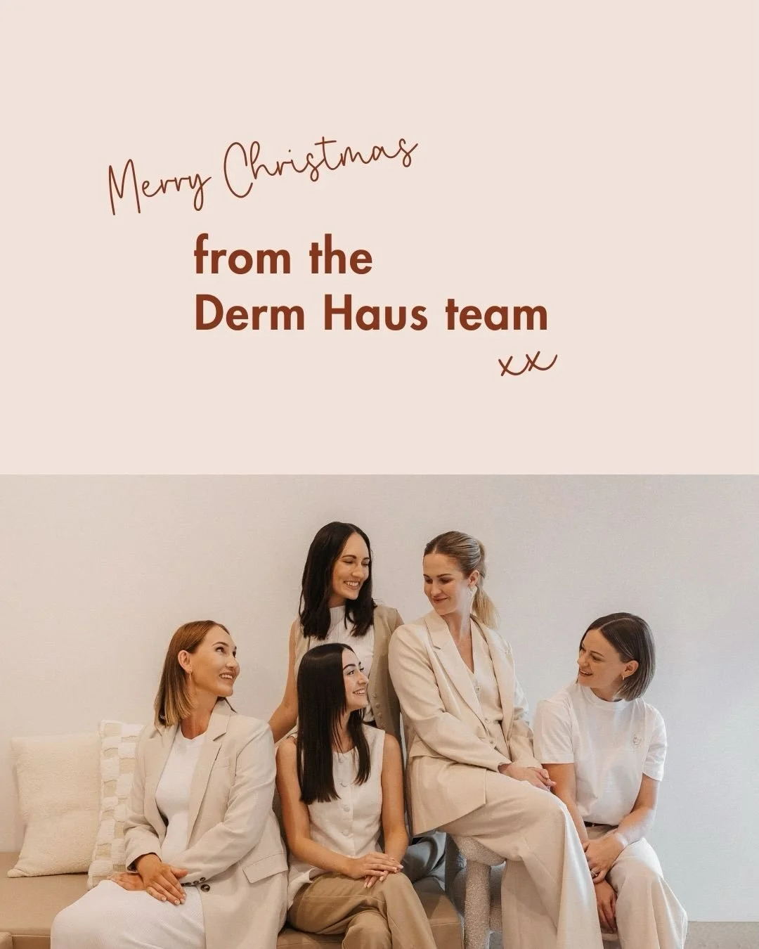 Merry Christmas from our Derm Haus family to yours ✨🎄