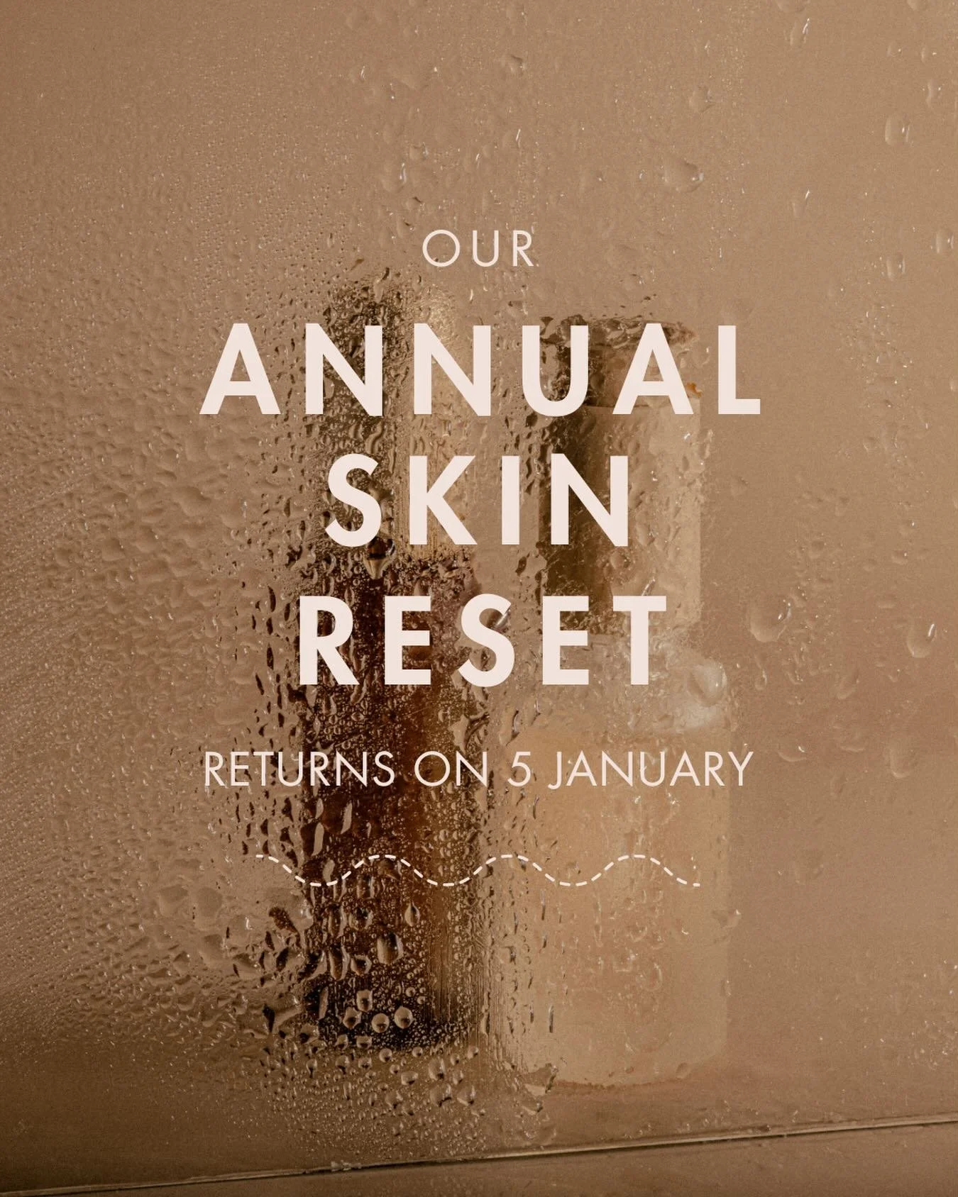And bookings are now open!

This is the only time each year we offer a skincare promotion, designed to help you reset your routine properly and start the year with strong skin foundations.

For a limited time, reset your skincare routine and receive 
