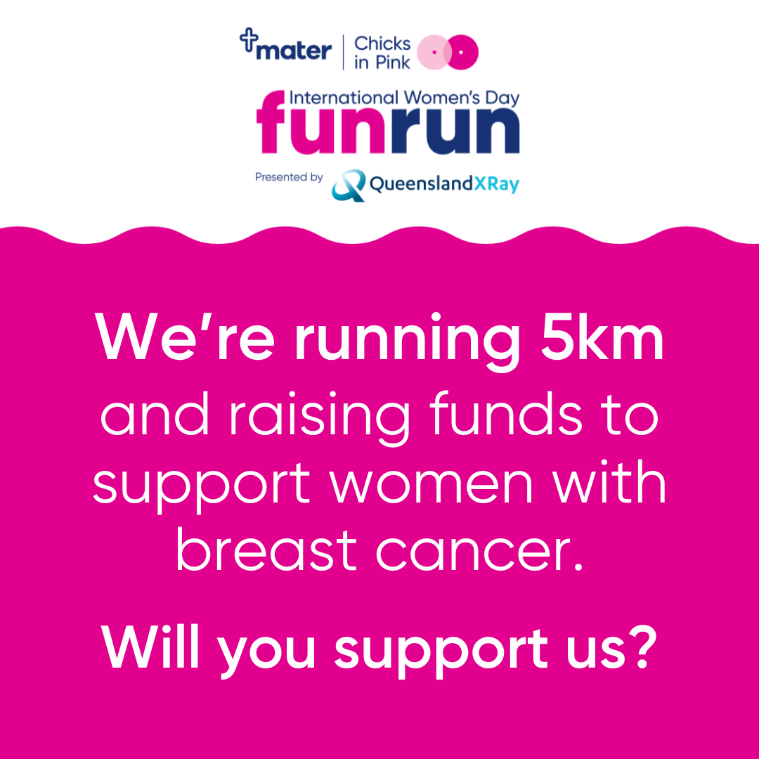 Mater Chicks in Pink Fun Run Poster