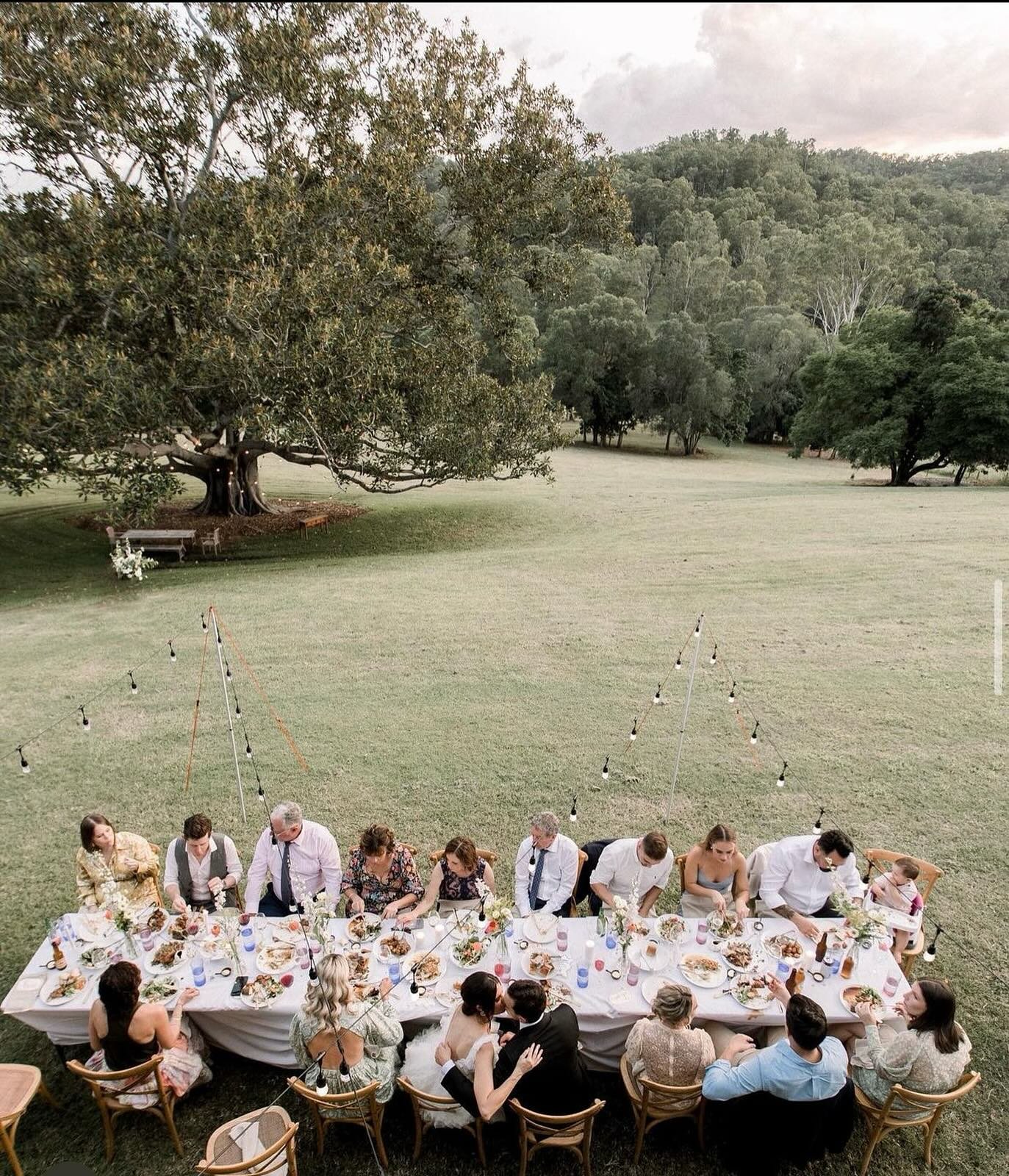 Celebrating love with a beautiful long lunch for this gorgeous wedding we hosted. 
We also host baby showers, girl&rsquo;s weekends  and other special occasions. 🤍🙋🏽&zwj;♀️

Photographed by: @katerobinson.co 

#smallweddingsbrisbane #babyshowerbri