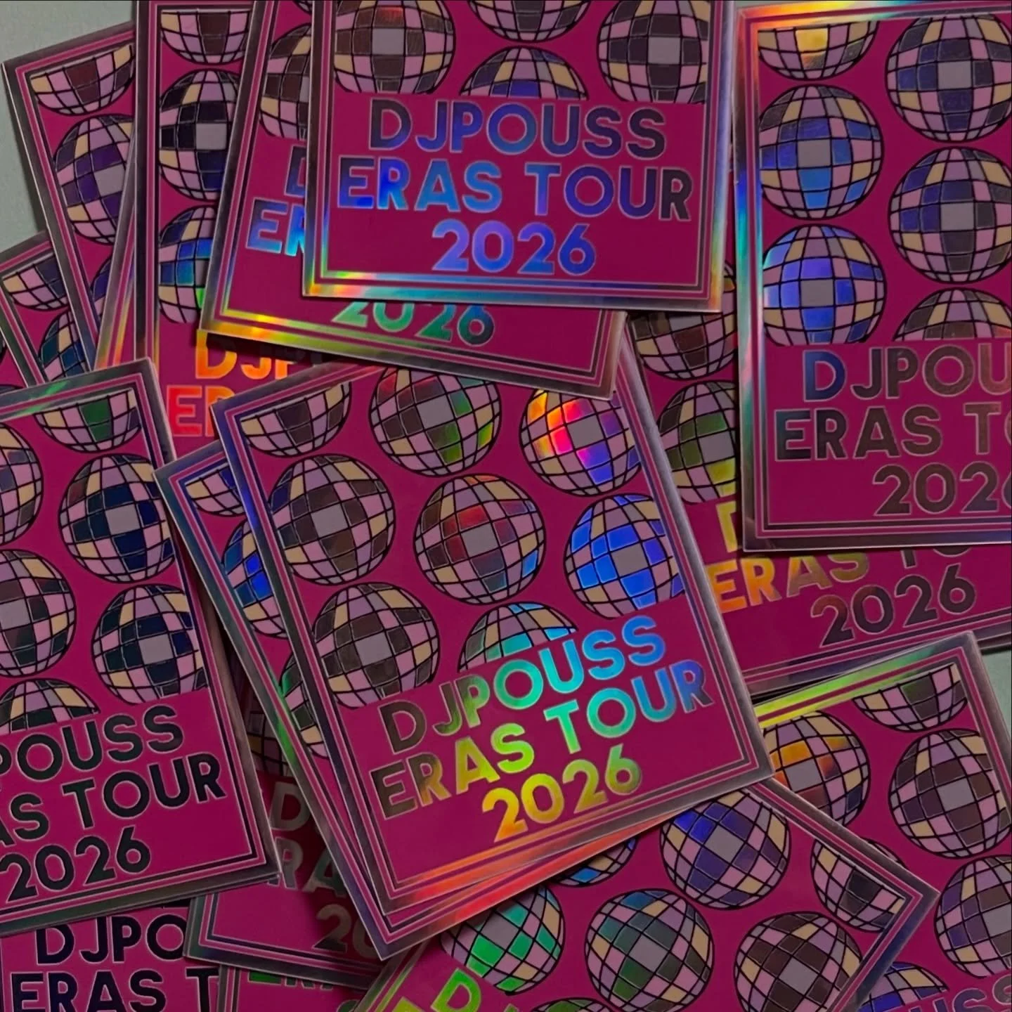 🪩 Stickers for the one and only DJPOUSS 🪩 @albanepous