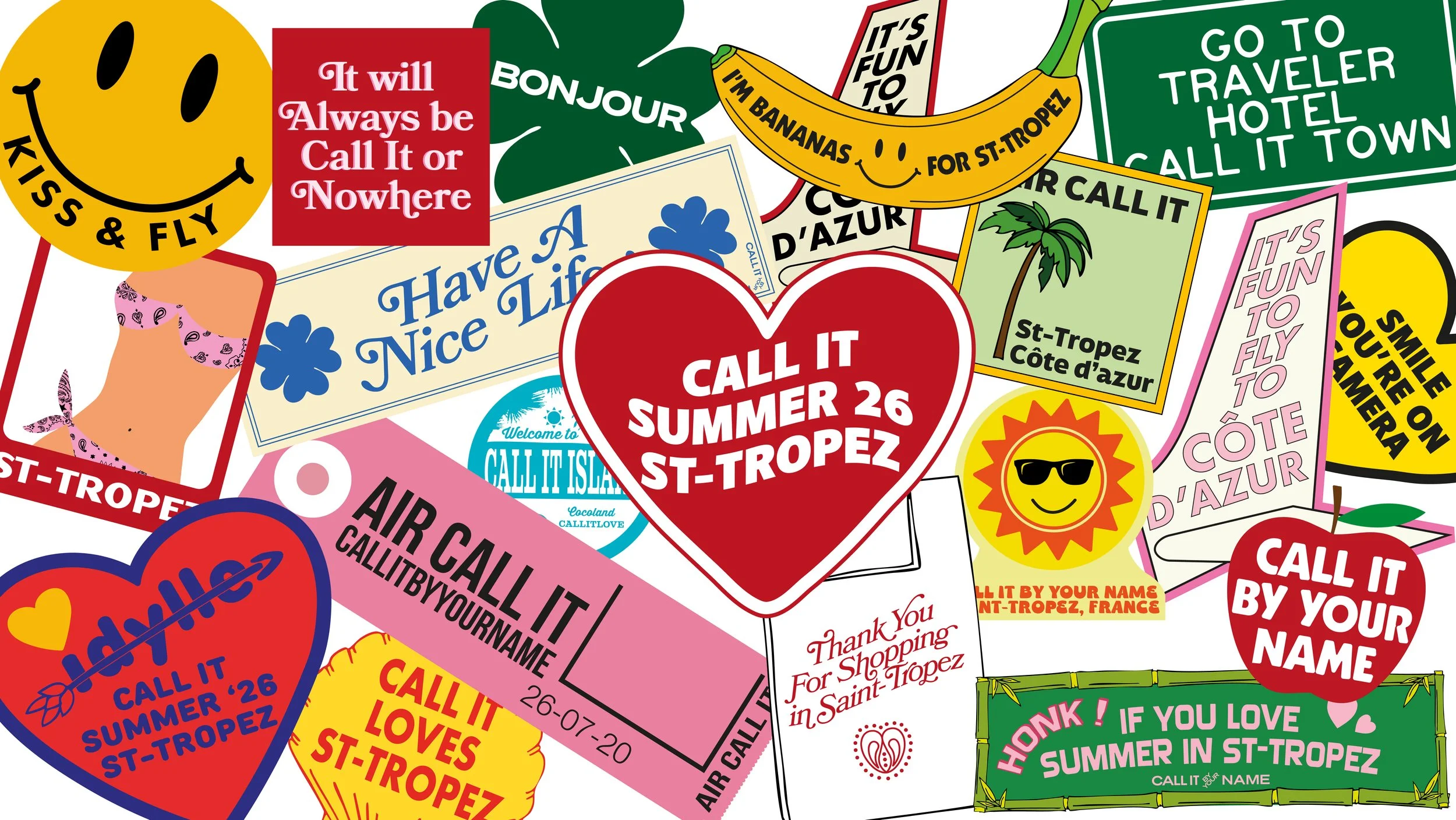 CALL IT BY YOUR NAME STICKERS