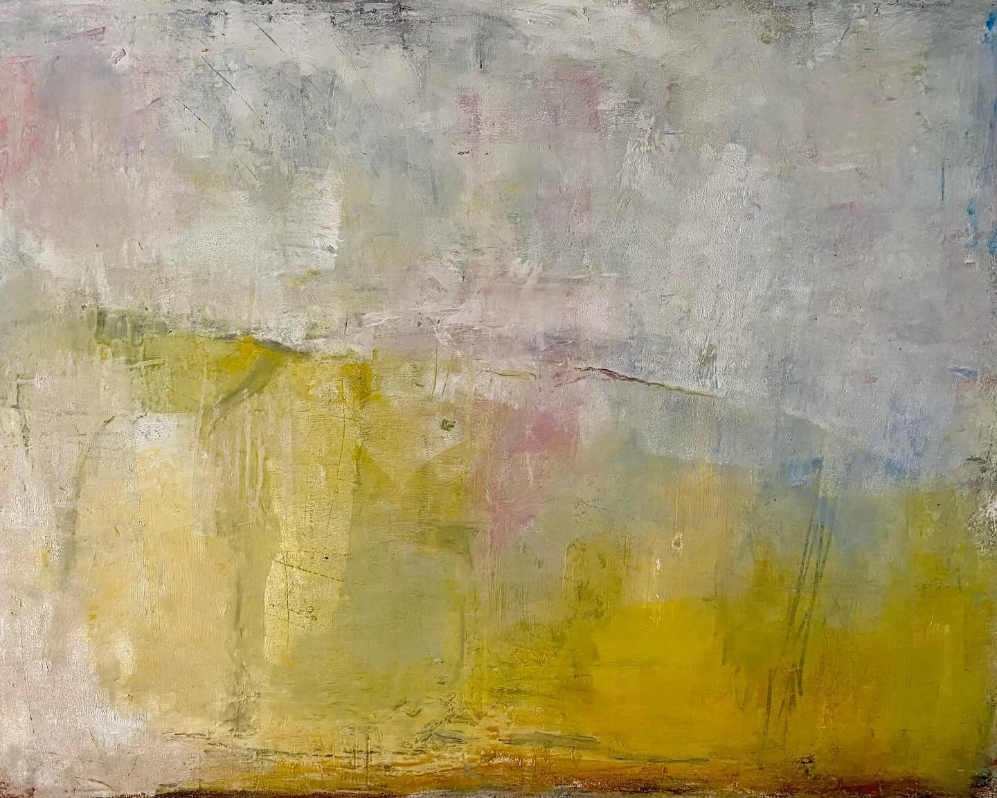 Landscape oil on canvas ..