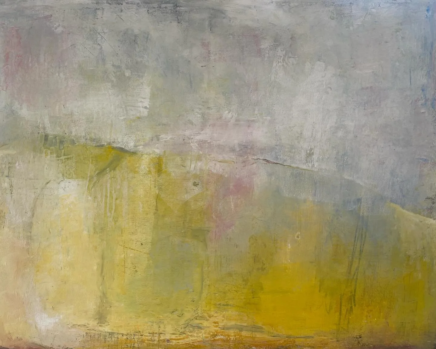 Finishing paintings and  sculptures( sadly one exploded in the Kiln ) 😞starting some new work .. This painting is inspired by times on Dartmoor and the South Downs, part of my exhibition ..@Starbrewery #contemporaryart #landscspe #dartmoornationalpa