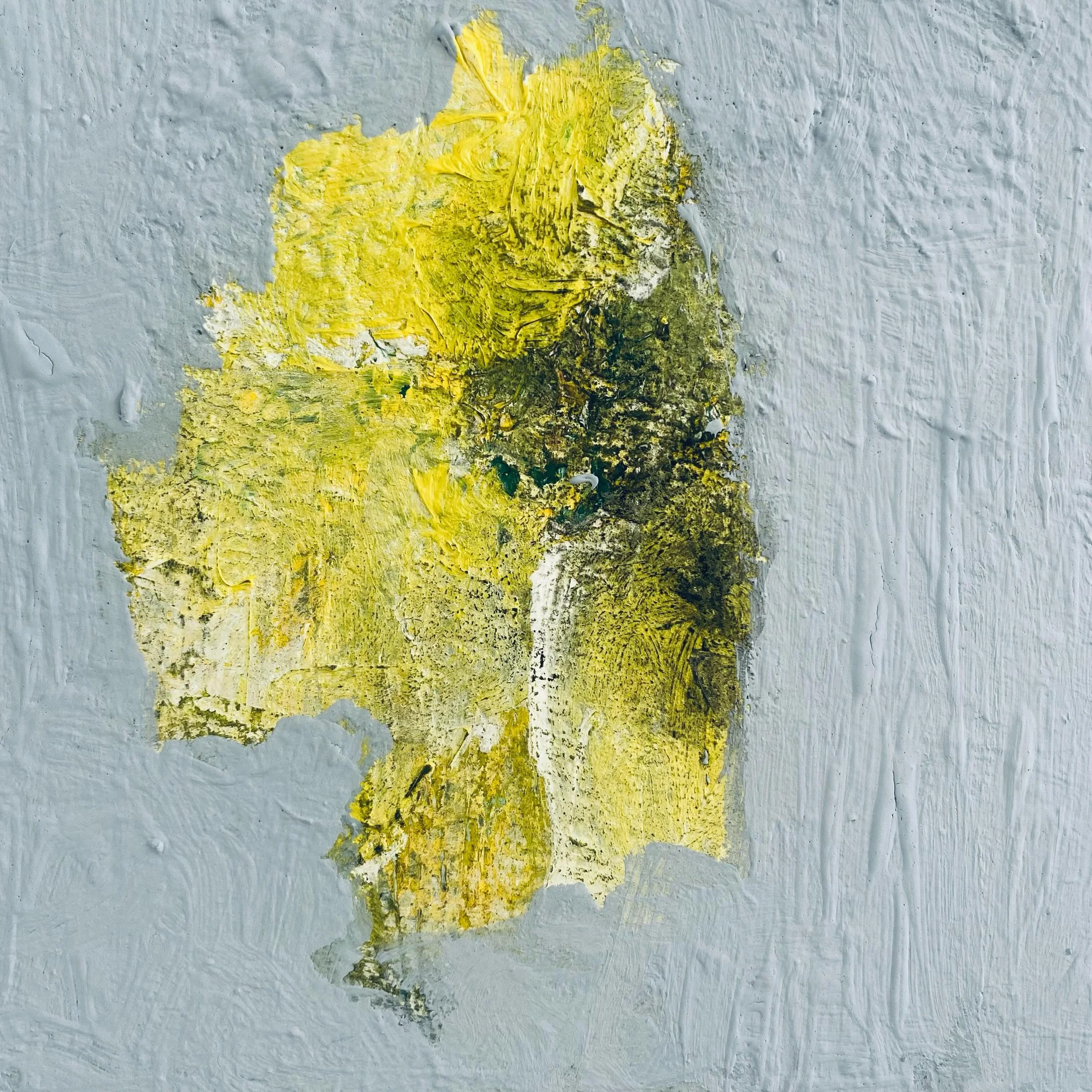 Small painting oil &amp; chalk on  canvas  part of my exhibition @starbrewerygallerylewes ..