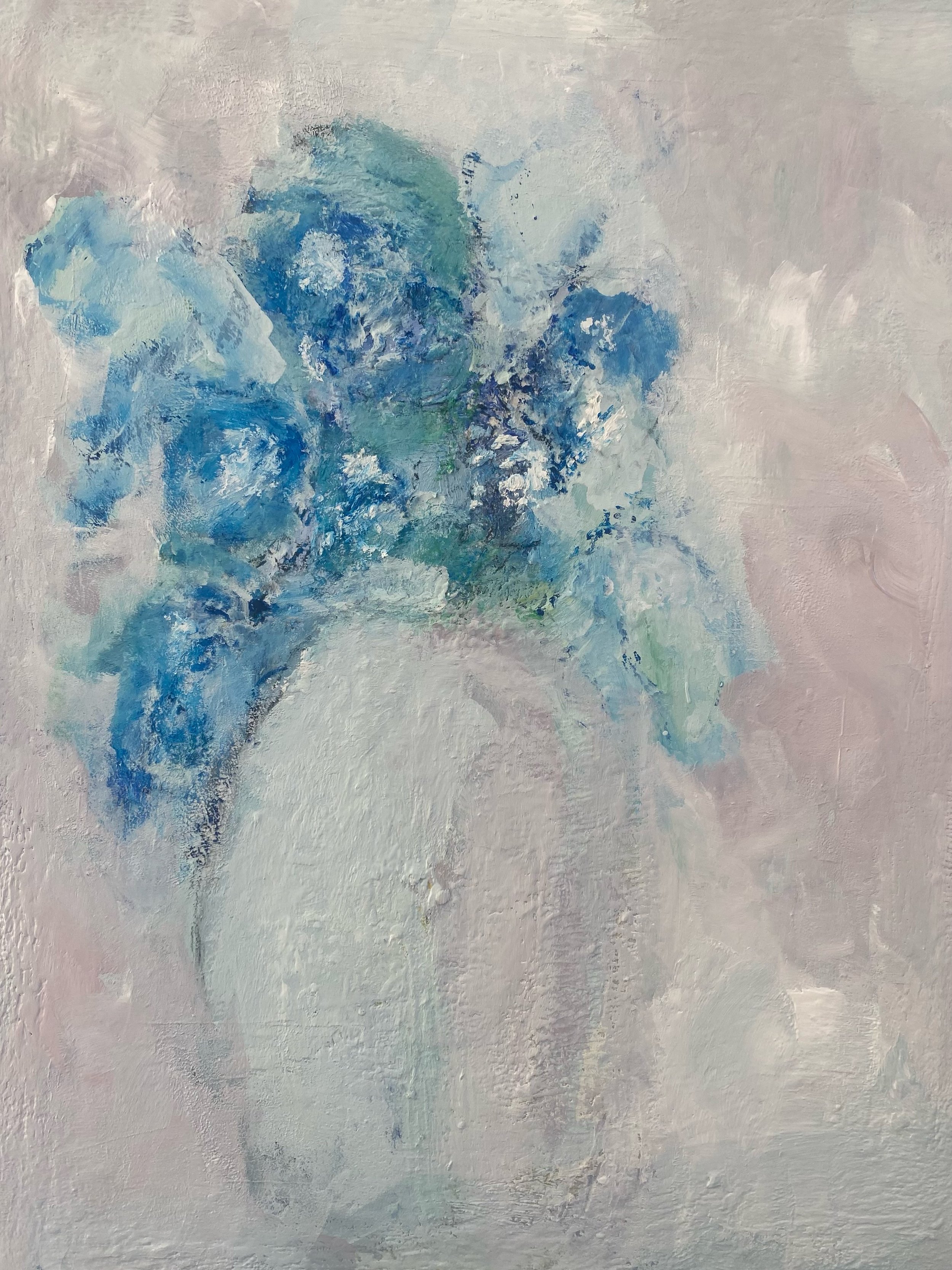 Gentle working on paintings towards a future exhibition details to follow 😉