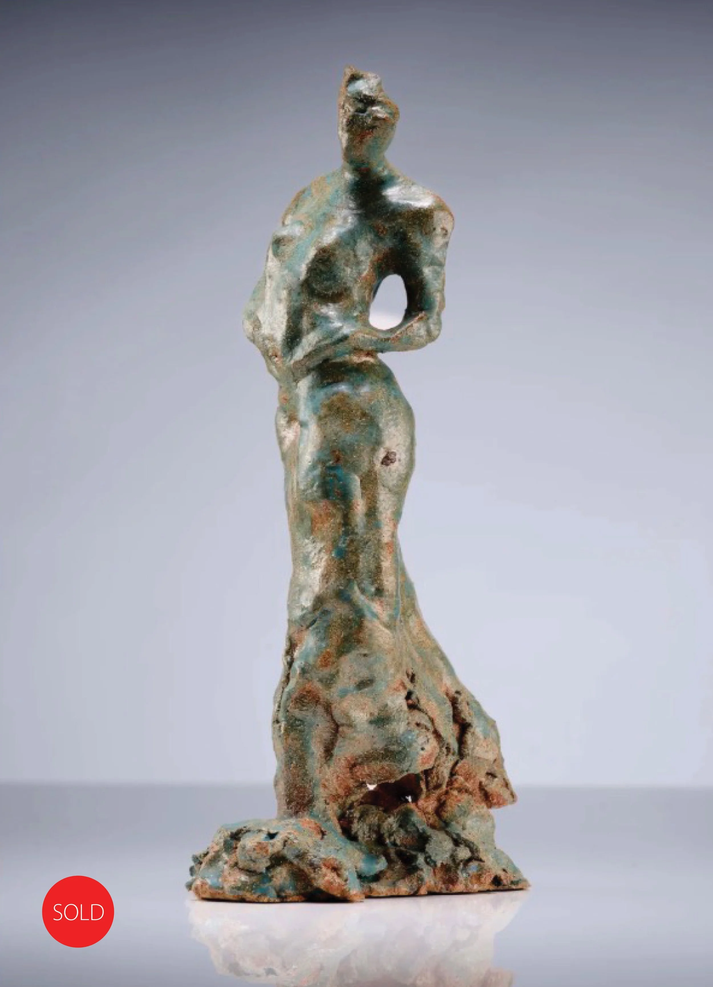 'Naomi' stone fired ceramic figure by Sarah Money