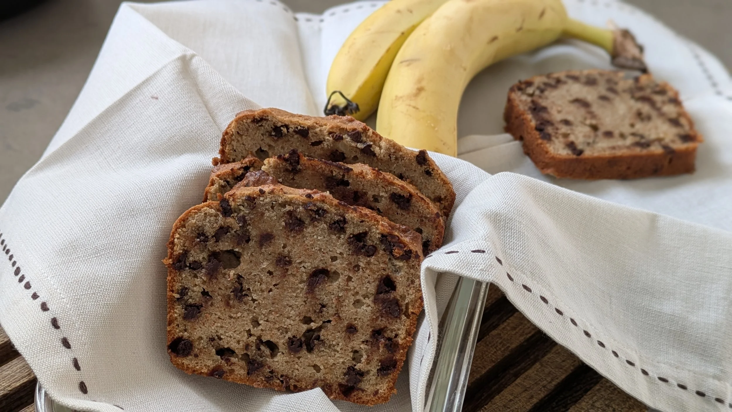Banana Bread au pépites de chocolat