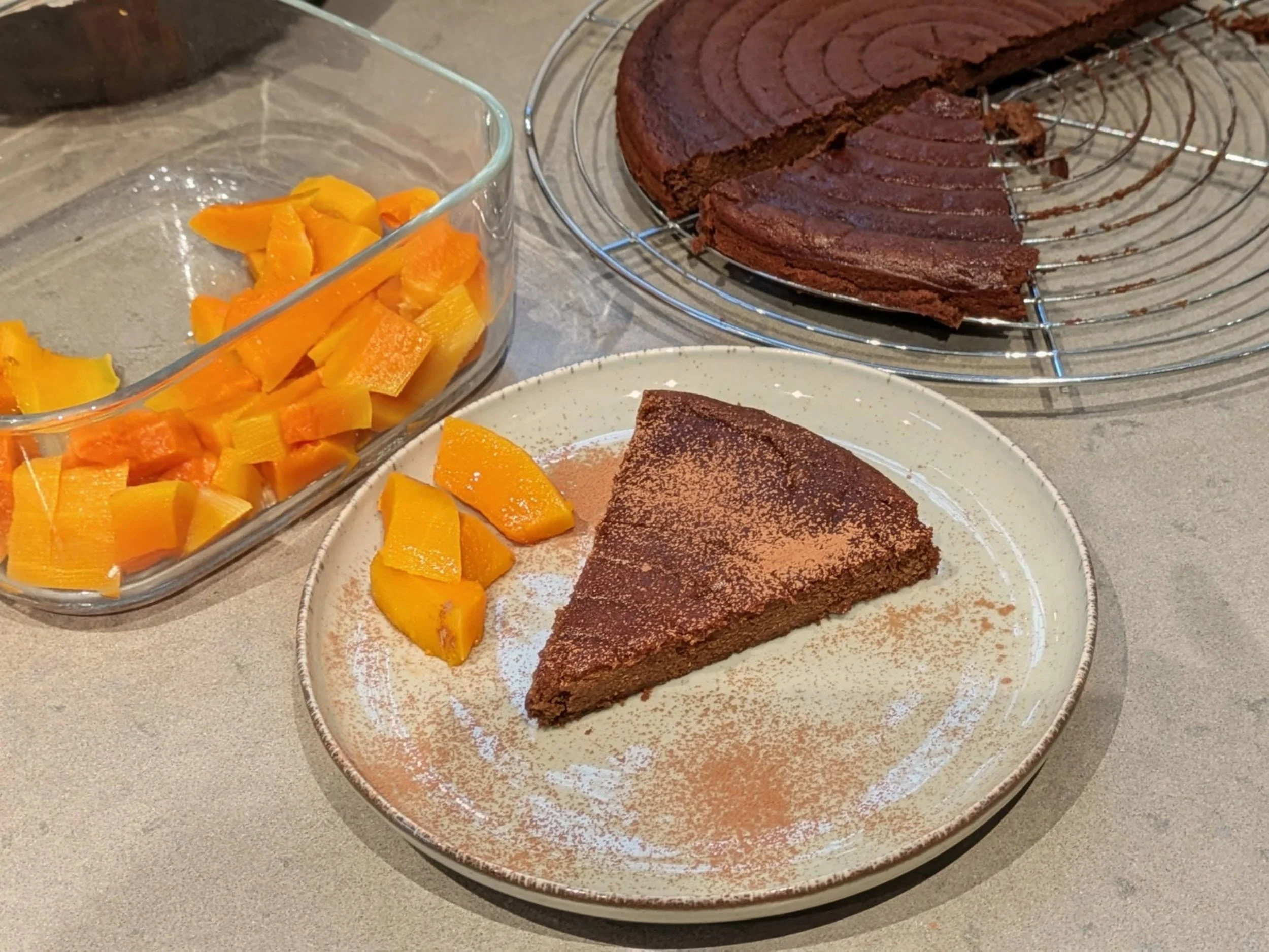 Tarte au chocolat (sans beurre, au butternut)