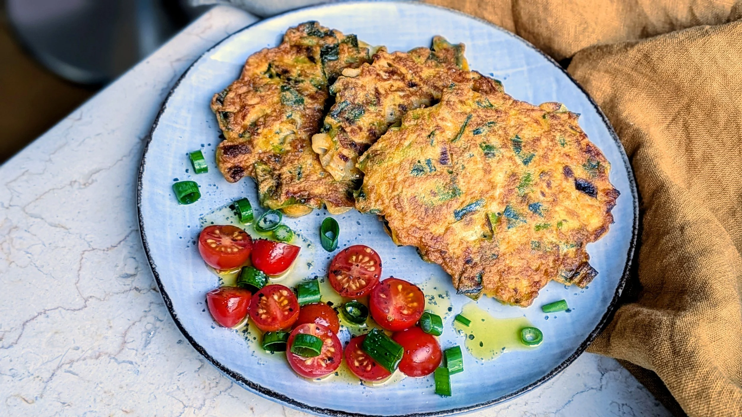 Recette facile de galettes de poireau au curry