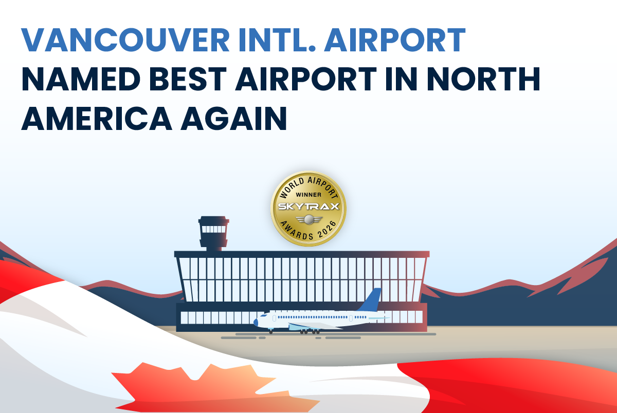 Vancouver Intl. Airport Named Best Airport in North America Again