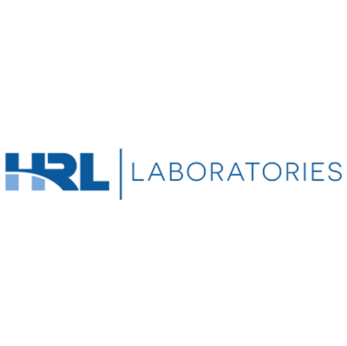 HRL Laboratories logo with blue text on a white background.