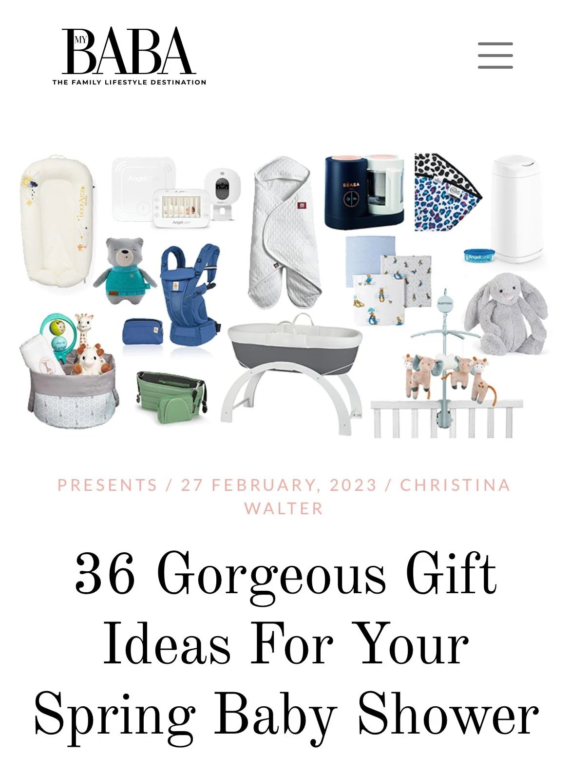 Baby Shower Gifts by My Baba