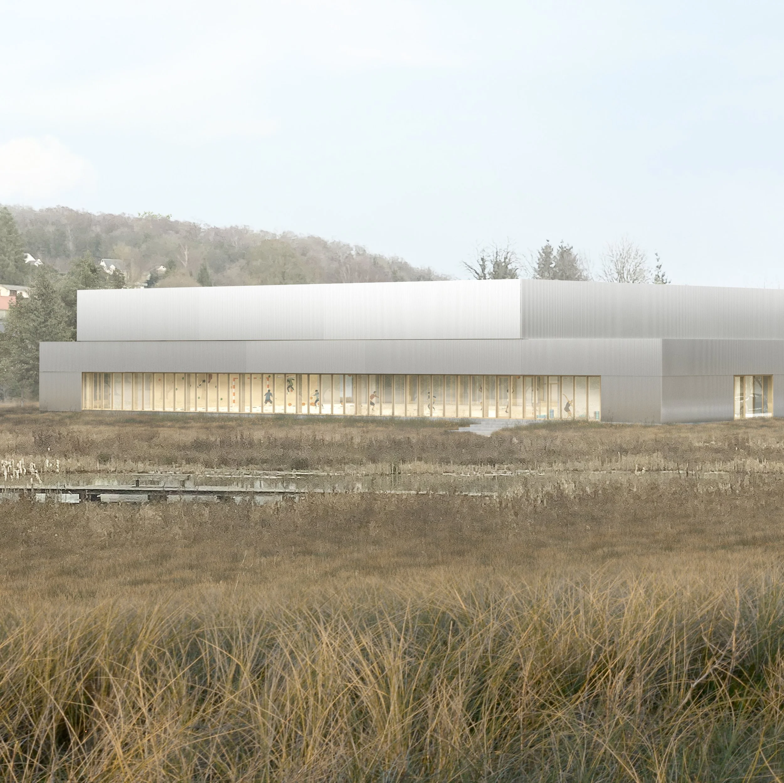 Gymnase , Fontaine-le-Bourg (76)