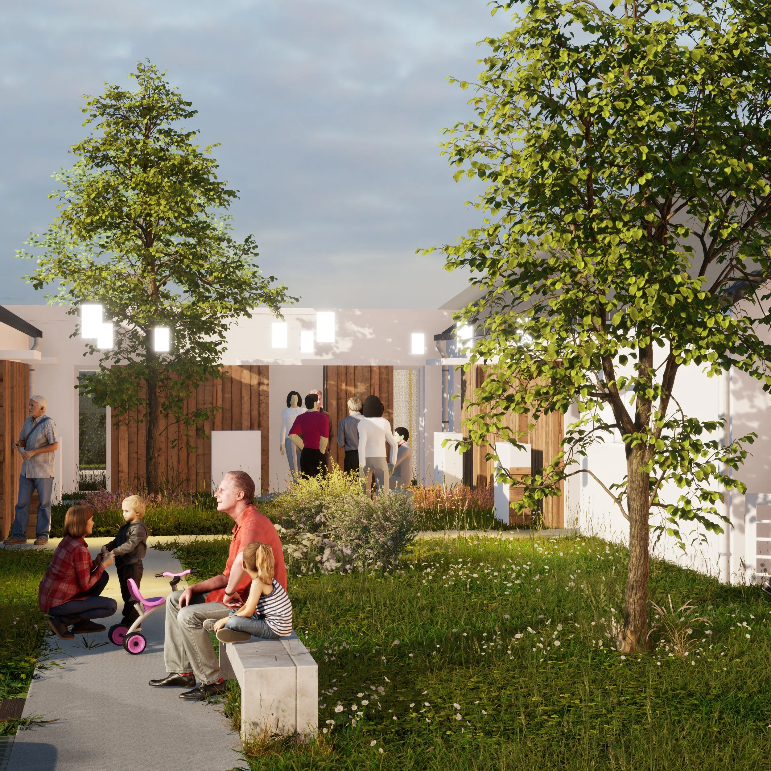 13 logements, Les Damps (27)