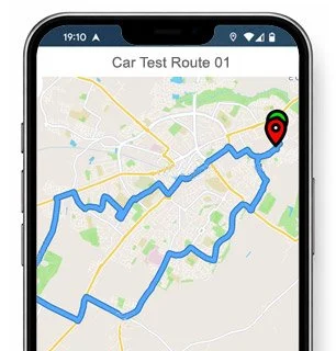 southampton maybush test route map