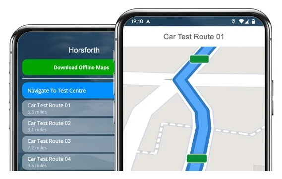 horsforth driving test routes