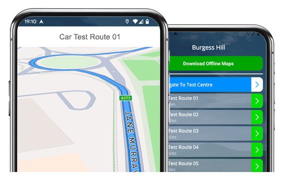 burgess hill driving test routes