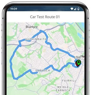 hamilton test route map