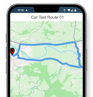 northallerton test route map