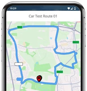 leeds harehills test route map