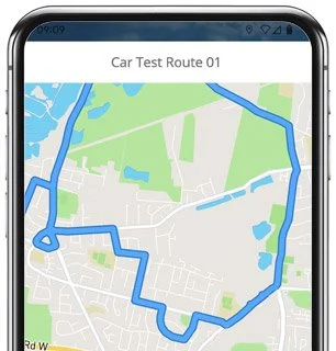 chester test route map